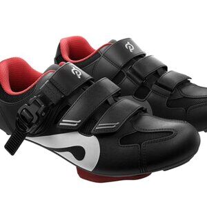 NWOT Peloton Cycling Shoes Black/Red EU 39 (Women’s 8.5 / Men's 6)